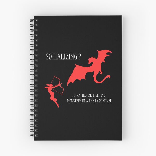 Item preview, Socializing? I'd Rather Fighting Monsters In Fantasy Novel T-shirt Perfect Gift For Book Lovers  designed and sold by EvocatiVerse.