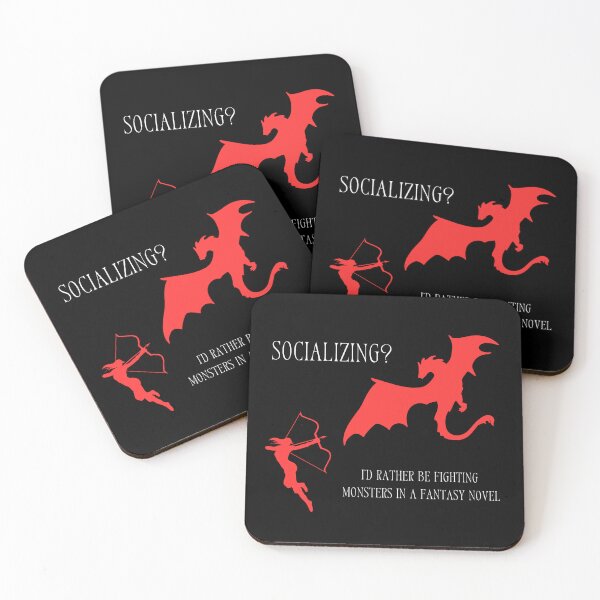 Item preview, Socializing? I'd Rather Fighting Monsters In Fantasy Novel T-shirt Perfect Gift For Book Lovers  designed and sold by EvocatiVerse.