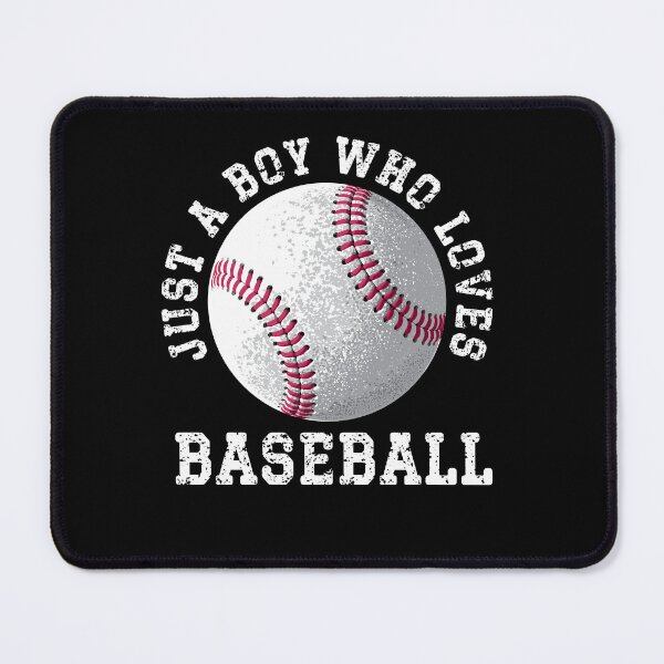 Item preview, Just a Boy Who Loves Baseball - Vintage Sports Design designed and sold by Serbin.