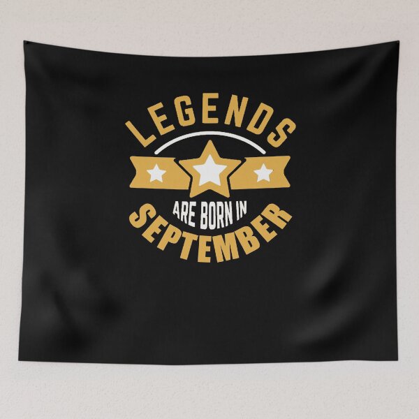 Item preview, Legends Are Born in September designed and sold by Bambobox.
