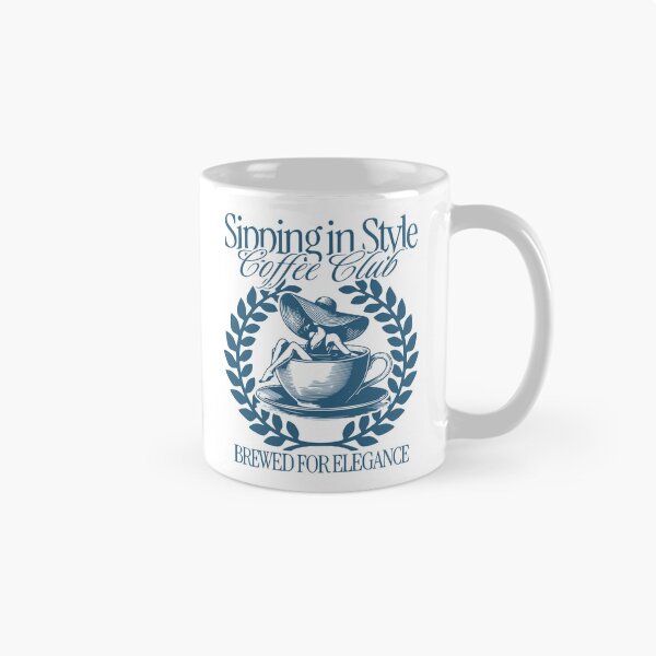 Item preview, VINTAGE SIPPING IN STYLE - SOCIAL CLUB - COFFEE CLUB - BREWED FOR ELEGANCE designed and sold by justyna-s28.