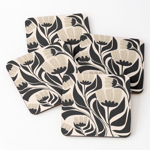 Item preview, Retro floral pattern designed and sold by Zineshopz.