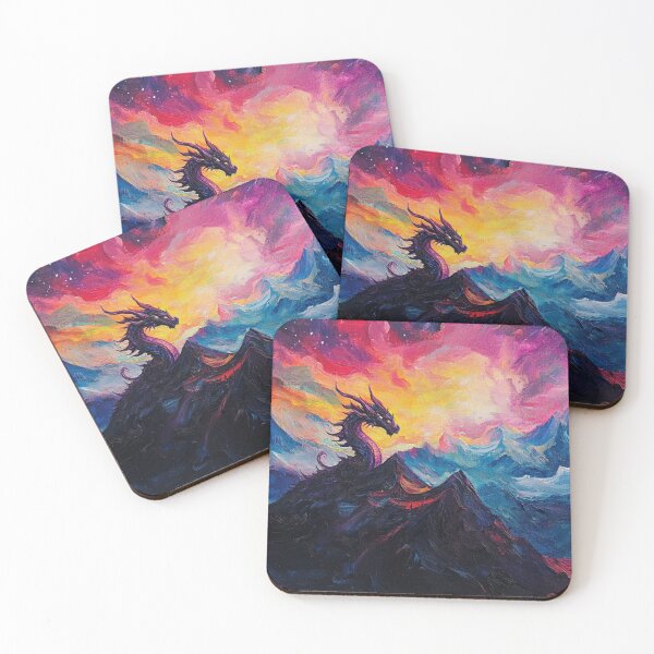 Item preview, Night Dragon Mountains designed and sold by GrinGalore.