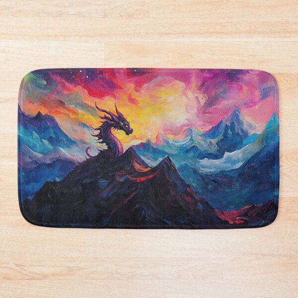 Item preview, Night Dragon Mountains designed and sold by GrinGalore.
