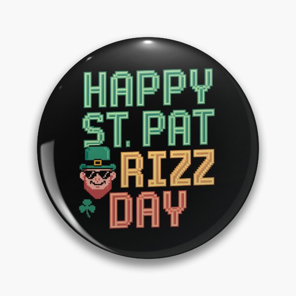 Item preview, Happy St Pat Rizz Day - This fun gift is perfect for gamers, meme lovers, and anyone with rizz who wants to celebrate St. Patrick’s Day in style! designed and sold by ZyziowskyArt.