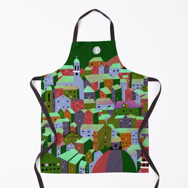 Item preview, Corfu Town Greece Green Orange designed and sold by emmafifield.