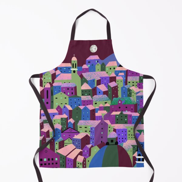 Item preview, Corfu Town Greece Purple Mauve Khaki designed and sold by emmafifield.
