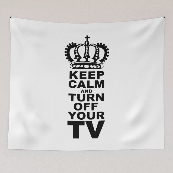 Item preview, Turn Off Your TV designed and sold by Angry Swan Designs.