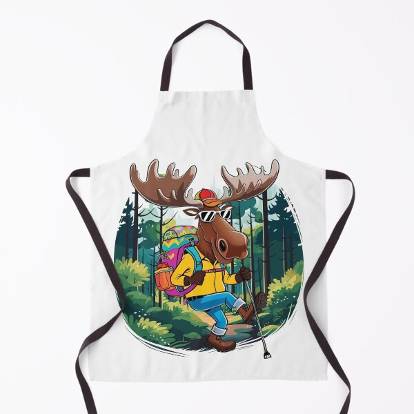 Item preview, Funny Cool Moose Hiker designed and sold by MixedVibes Co..