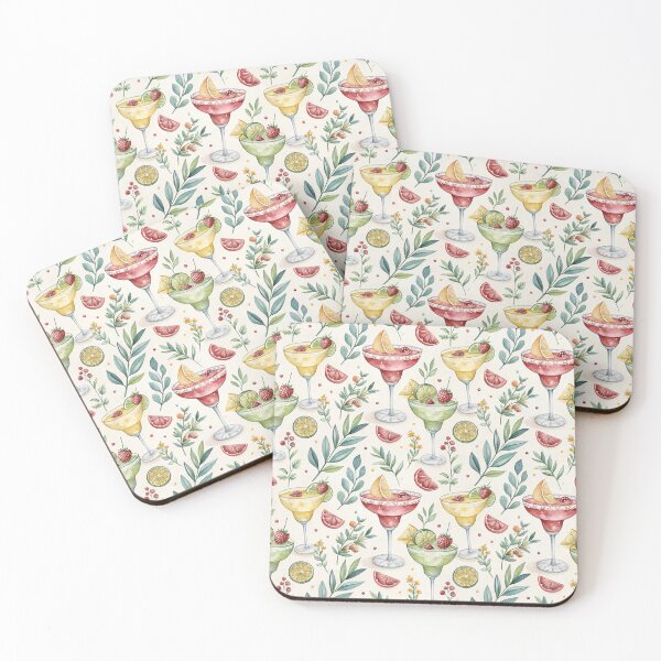 Item preview, Watercolor Margarita Cocktails designed and sold by dulceguavashop.