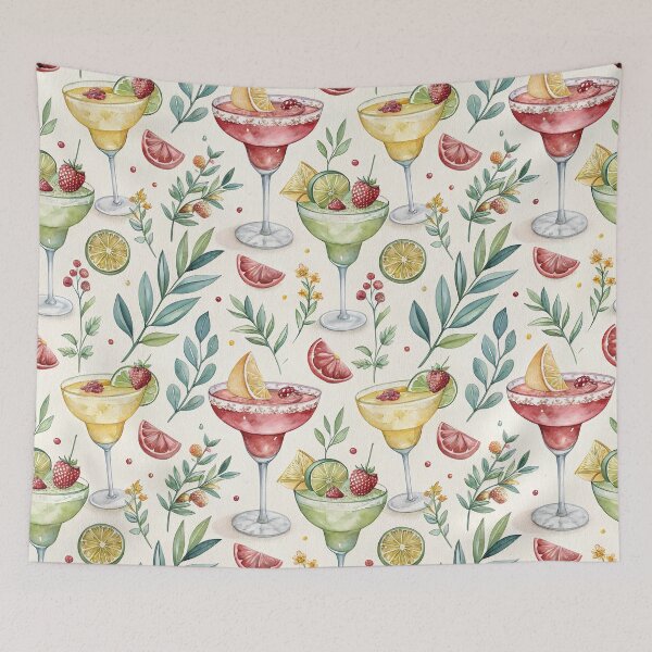 Item preview, Watercolor Margarita Cocktails designed and sold by dulceguavashop.