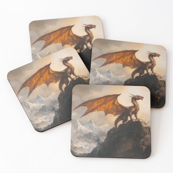 Item preview, Onyx Dragon Mountains designed and sold by GrinGalore.