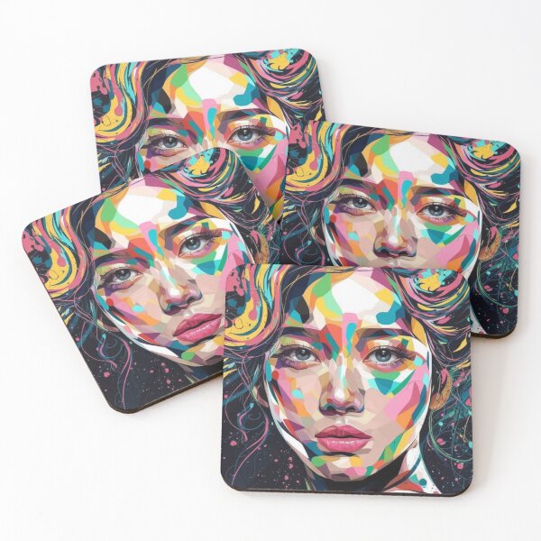 Item preview, Cool Ts - Colourful Bliss  designed and sold by CanvasCarousel.