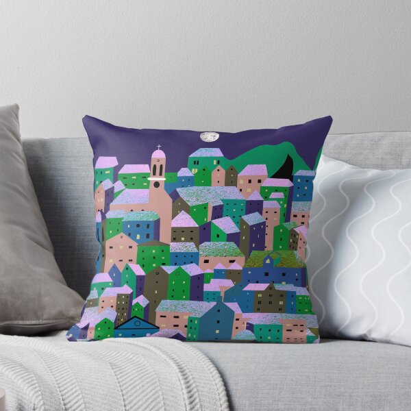 Item preview, Corfu Town Greece Blue Teal Green designed and sold by emmafifield.