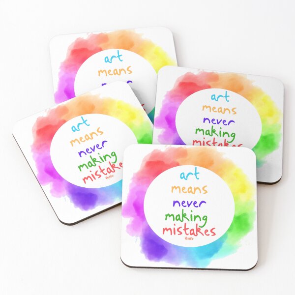 Item preview, Art means never making mistakes designed and sold by WhimWiz.