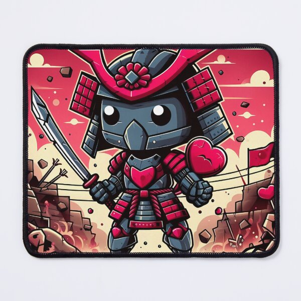 Item preview, Cyber Shogun Rockbot – The Ultimate Warrior of Power and Rebellion - Valentine’s Day - Model 25 designed and sold by NeonBot_Shop.