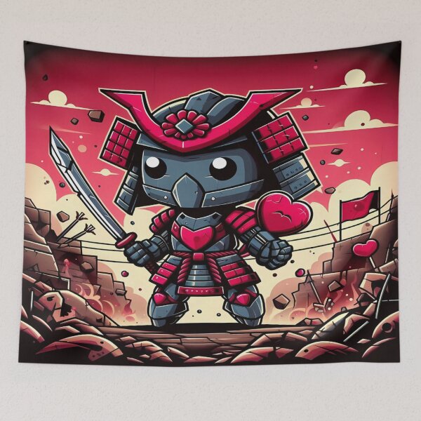 Item preview, Cyber Shogun Rockbot – The Ultimate Warrior of Power and Rebellion - Valentine’s Day - Model 25 designed and sold by NeonBot_Shop.