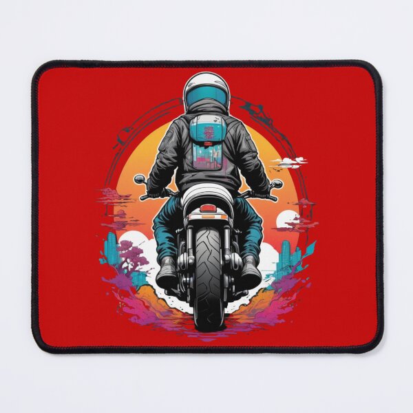 Item preview, Bike Rider in Sunset Backdrop designed and sold by KaelConcepts.