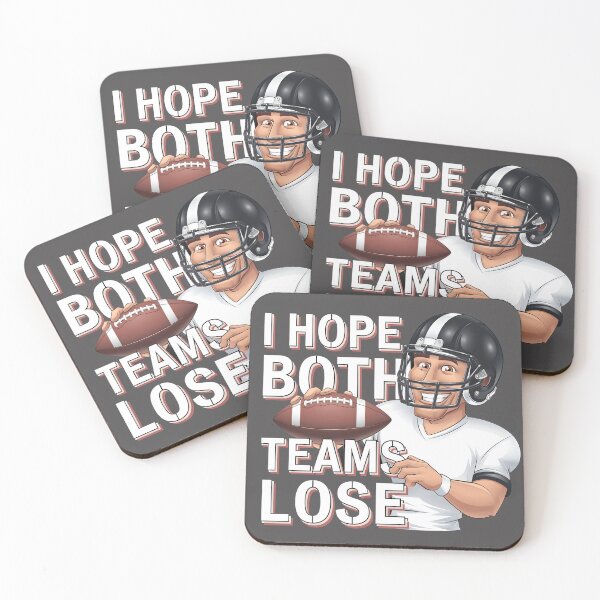 Item preview, I Hope Both Teams Lose Funny Animated American Football designed and sold by Pawel Oska.