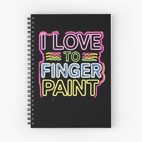 Item preview, I Love To Finger Paint – Energetic Artistic Collection designed and sold by Ela-graphicwiz.