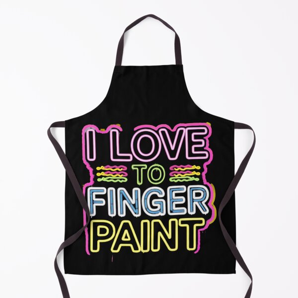 Item preview, I Love To Finger Paint – Energetic Artistic Collection designed and sold by Ela-graphicwiz.