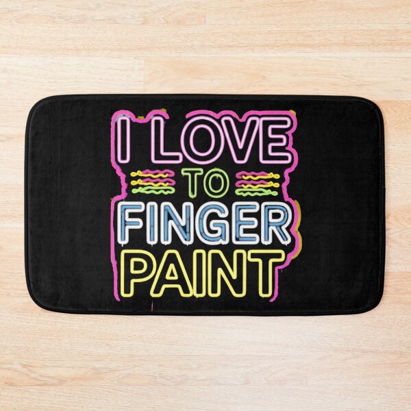 Item preview, I Love To Finger Paint – Energetic Artistic Collection designed and sold by Ela-graphicwiz.