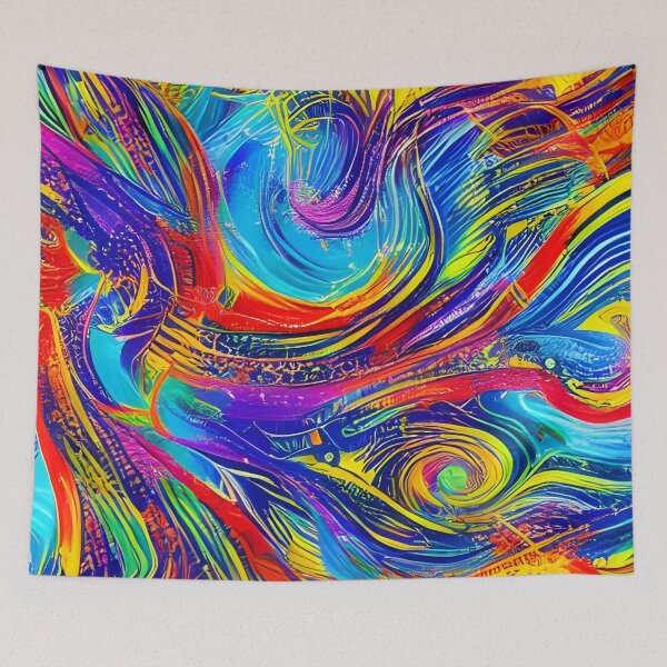 Item preview, Energetic Abstract Art | 018 designed and sold by Artful-Abstract.