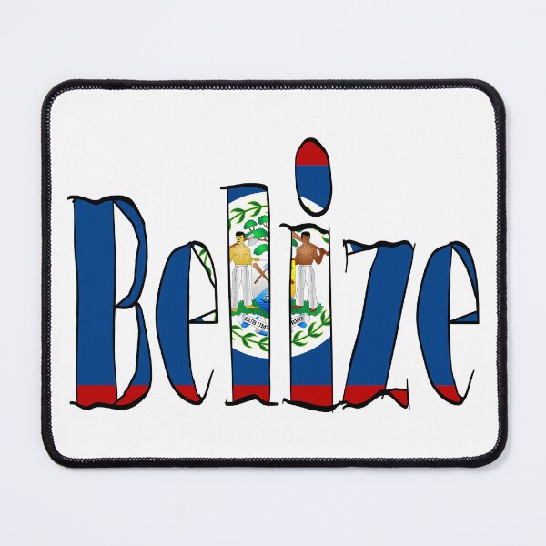 Item preview, Belize Font with Belizean Flag designed and sold by Havocgirl.
