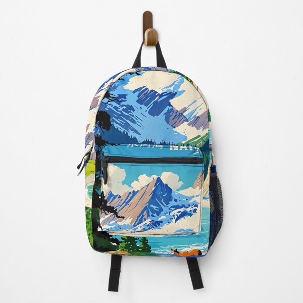 Item preview, Glacier Bay National Park USA Retro Anime Japanese 80s Vintage Travel designed and sold by Retro-Anime9.