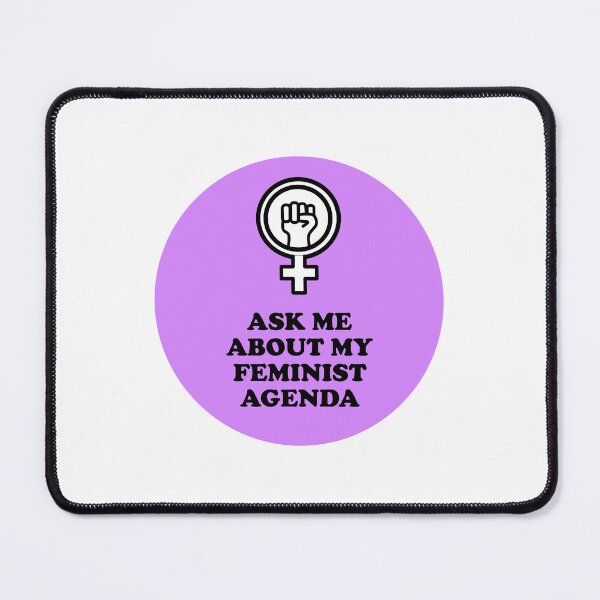 Item preview, Ask me about my feminist agenda designed and sold by Inspirationmotivation.