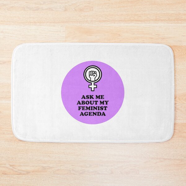 Item preview, Ask me about my feminist agenda designed and sold by Inspirationmotivation.