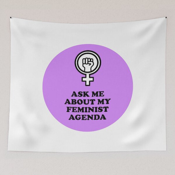 Item preview, Ask me about my feminist agenda designed and sold by Inspirationmotivation.