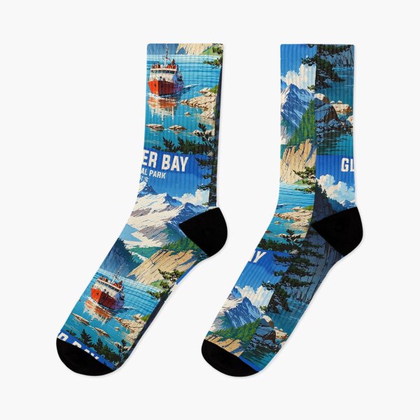 Item preview, Glacier Bay National Park USA Retro Anime Japanese 80s Vintage Travel designed and sold by Retro-Anime9.