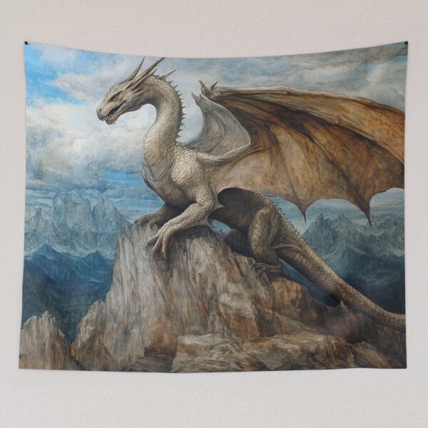Item preview, White Dragon Mountains designed and sold by GrinGalore.
