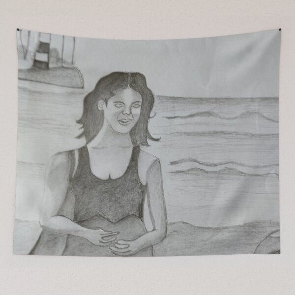 Item preview, My heart cries out at the sea shore, if you are not there then I have no one designed and sold by sdclifestyle.