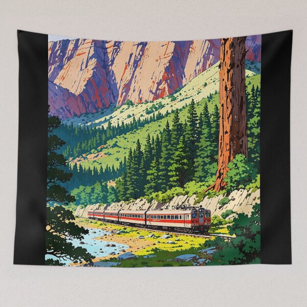 Item preview, Great Basin National Park USA Retro Anime Japanese 80s Vintage Travel designed and sold by Retro-Anime9.