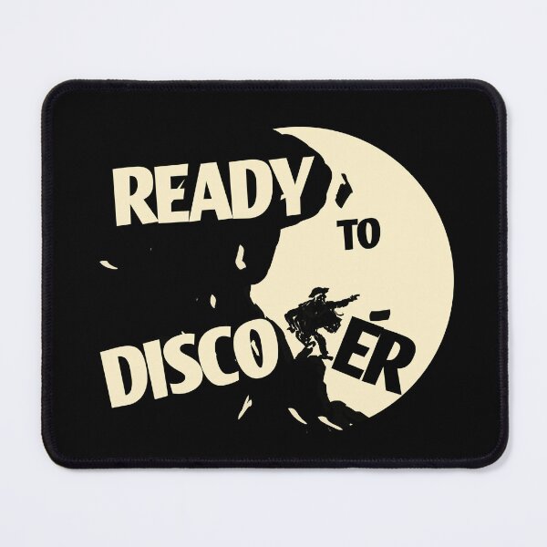 Item preview, Ready to discover. Moon silhouette cliff adventure explore night landscape. designed and sold by Koony House and Field.