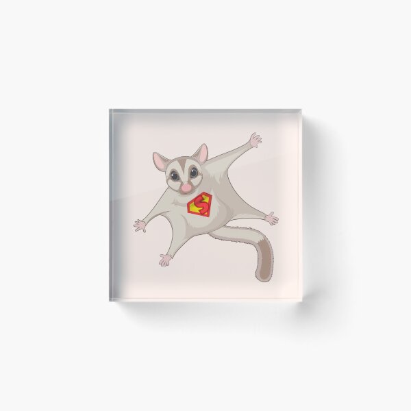 Item preview, Sugar glider super hero designed and sold by FatBirdie.