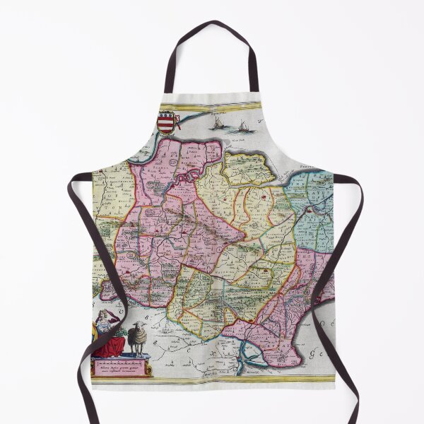 Item preview, 1665 Map of Kent, England designed and sold by colourfind.