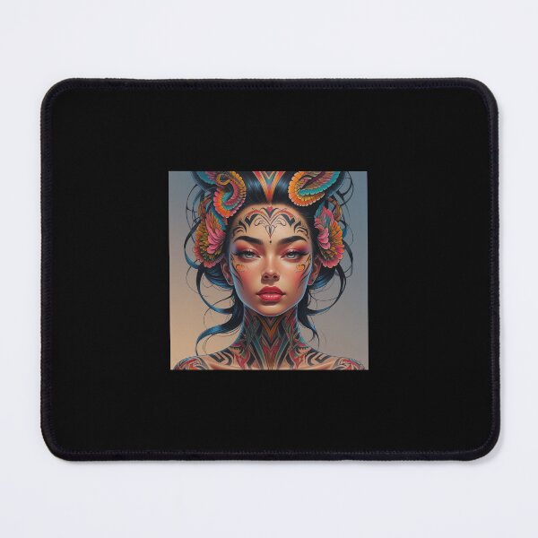 Item preview, A magnificent, intricately detailed tribal picture of a Tribal Woman designed and sold by Shapeshifter797.