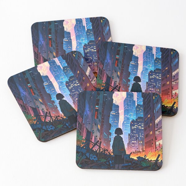 Item preview, Skyscrapers Overgrown Ruins designed and sold by TondoMeander.