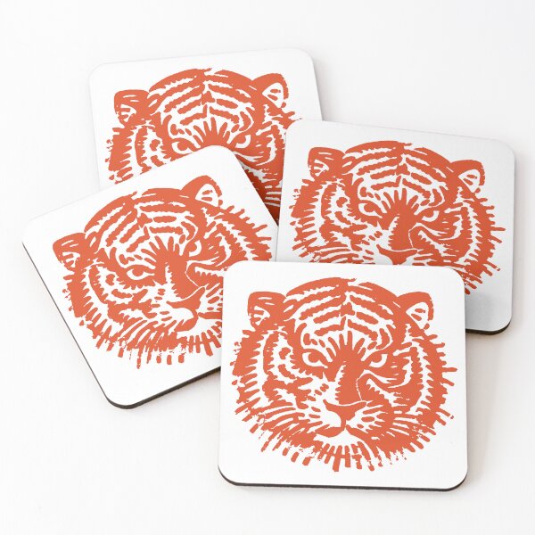 Item preview, Orange Retro Tiger Japanese designed and sold by trajeado14.