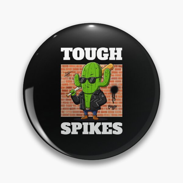 Item preview, Tough Spikes - A Badass Cactus holding Baseball Bat designed and sold by AnAzArt.