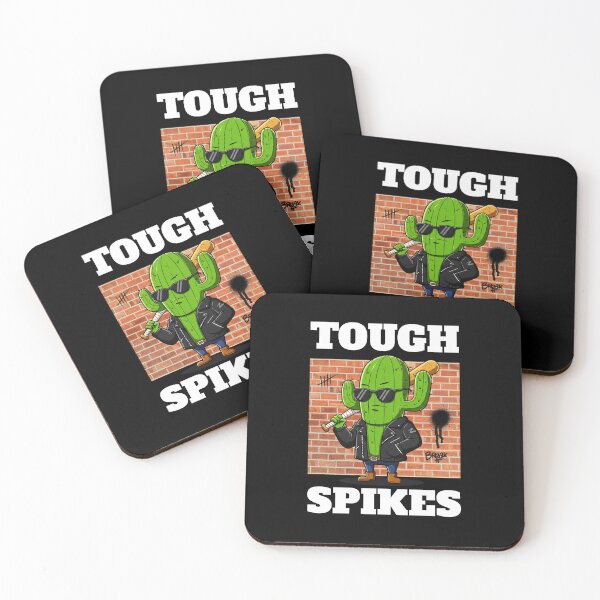 Item preview, Tough Spikes - A Badass Cactus holding Baseball Bat designed and sold by AnAzArt.