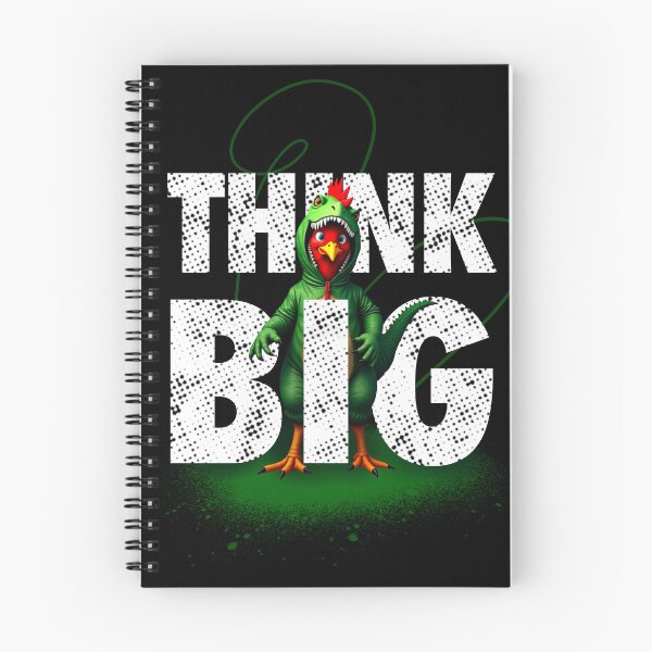 Item preview, Think Big - Chicken in a Dinosaur Suit designed and sold by AnAzArt.
