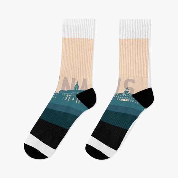 Artikelvorschau, Skyline von Annapolis, Retro, Beige, Grün entworfen und verkauft von BekimART2.