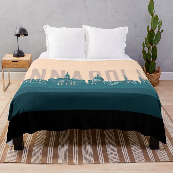 Item preview, annapolis skyline retro beige green designed and sold by BekimART2.