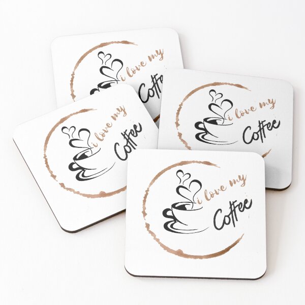 Item preview, I Love My Coffee  stikers designed and sold by chaieb shoop.