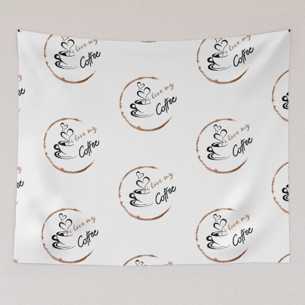 Item preview, I Love My Coffee  stikers designed and sold by chaieb shoop.