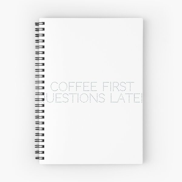 Item preview, Coffee first, questions later designed and sold by Ninjacatoff.